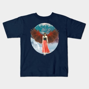 Lady of the Clouds Kids T-Shirt